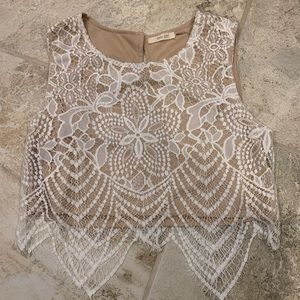 Lace dressy tank